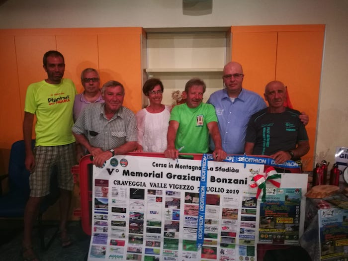 Craveggia: tutto pronto per il V memorial Graziano Bonzani di corsa in montagna 