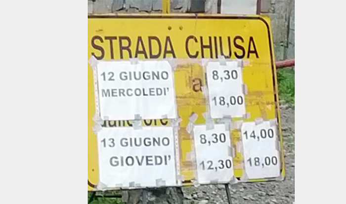 Mercoledì e giovedì chiusa per diverse ore la provinciale dell'Anzasca, le proteste dei sindaci
