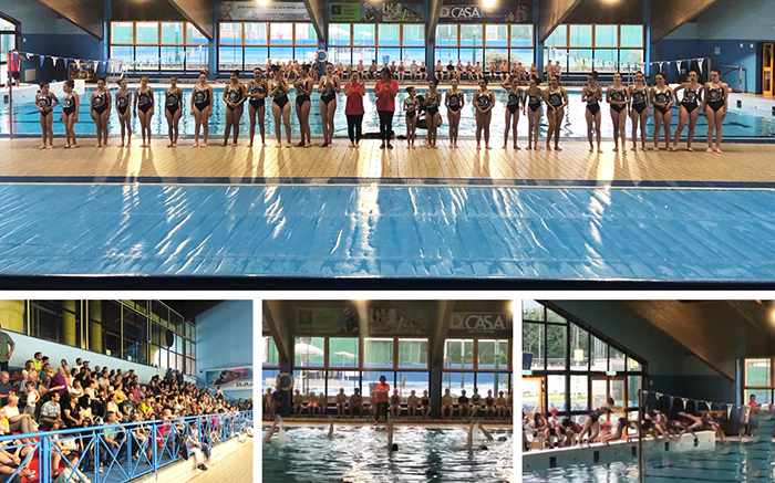 In piscina a Domo la giornata conclusiva dei corsi di nuoto. Video