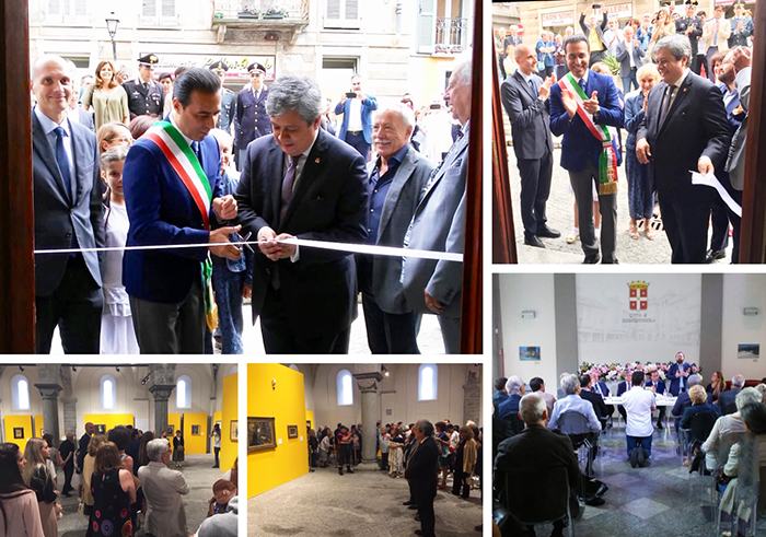 Inaugurata la mostra sul Futurismo, evento espositivo dell'estate domese. Video e foto