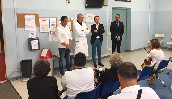 Presentati i due nuovi primari di oculistica e della chirurgia Romolo Protti e Sandro Zonta 