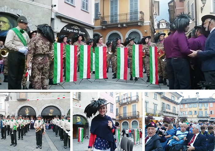 Domo invasa dai cappelli piumati: è il raduno regionale dei Bersaglieri