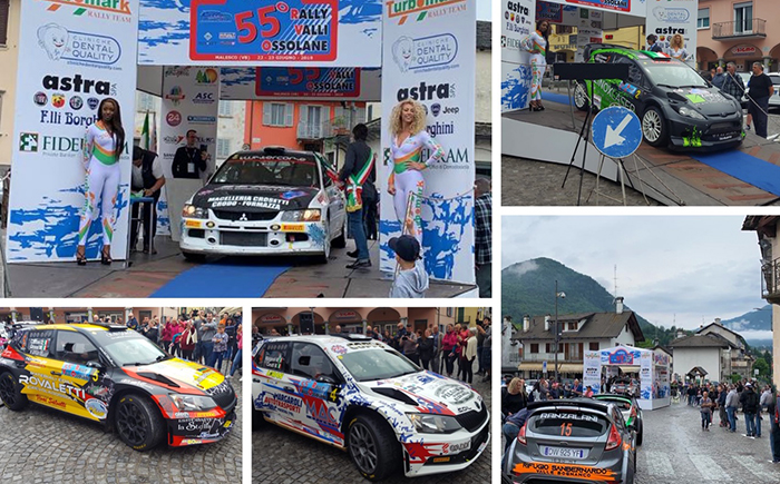 Partito il 55° Rally delle Valli Ossolane, dubbi per le gomme tra bagnato ed asciutto. Videointerviste ai piloti