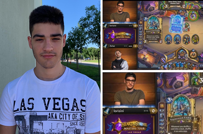  L’ossolano Lorenzo Sinigiani “lorisini” nel tour mondiale del videogioco Hearthstone. Dopo Las Vegas giocherà a Seul