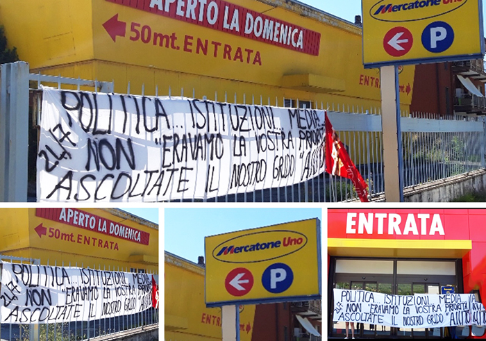 Continua la mobilitazione dei lavoratori del Mercatone Uno, incontro al Mise mercoledì