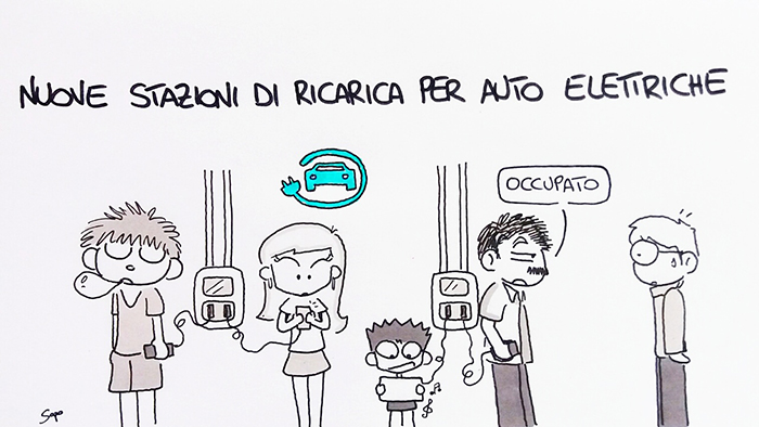 Ecco come Sapo vede le colonnine per la ricarica delle auto elettriche...