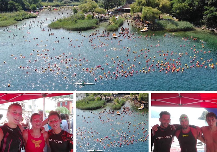 Ben 480 nuotatori alla 18^Traversata del Lago di Mergozzo, una festa di sport in acqua