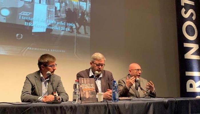 Milan l'è un gran Milan. Nel nuovo libro di Uberto Gandolfi i 72 anni di tentativi per portare il Vco in Lombardia - Video