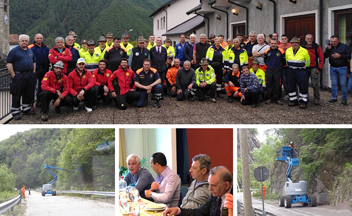 Conclusa con successo la maxioperazione di Protezione Civile in valle Bognanco