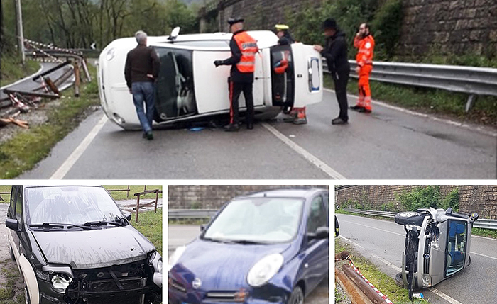 Ben sei differenti incidenti in 48 ore alla Punta di Migandone: "Colpa dell'aumento del traffico, scivolosità asfalto e poca segnalazione"