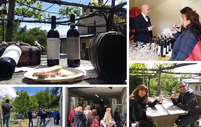 Bilancio positivo per la prima "Ossola in Cantina", protagonisti i vini ossolani. Video e foto