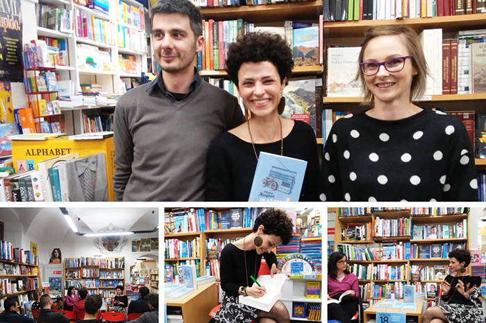 Presentato "In attesa degli altri trasmettiamo musica da ballo"  il nuovo libro di Malusa Kosgran. Video