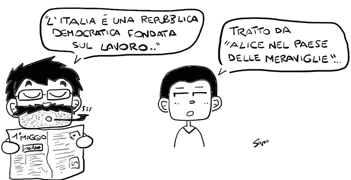 La Festa del lavoro vista da Sapo