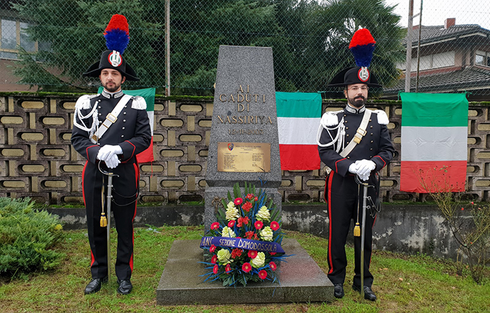 Domenica in Ossola si ricorda il 16° Anniversario dell’attentato di Nassiriya