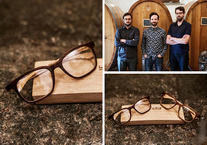 Ecco "10 Brente Eyewear": l'occhiale creato con le doghe di una botte di vino ossolano da Achilli e Garrone