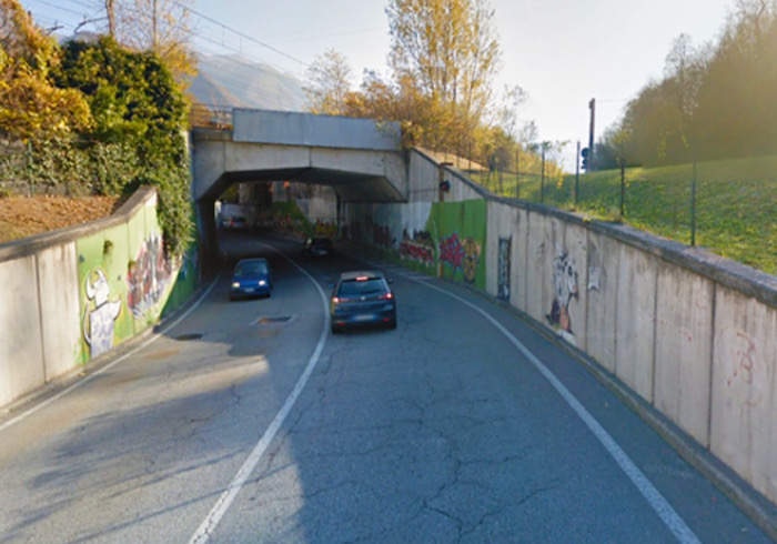 Allagato il sottopasso di regione Nosere