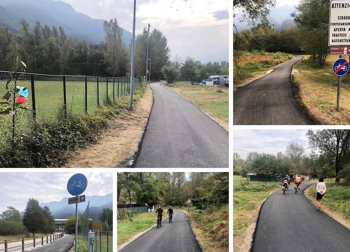 Villa: sistemata la cilopedonale tra il campo sportivo e la Collinetta dello sport - Fotogallery