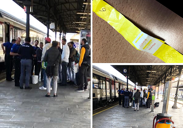 La Francia respinge dieci pakistani sul treno al confine in Svizzera e li rispedisce in Italia, a Domodossola. Gli hanno messo un braccialetto al polso