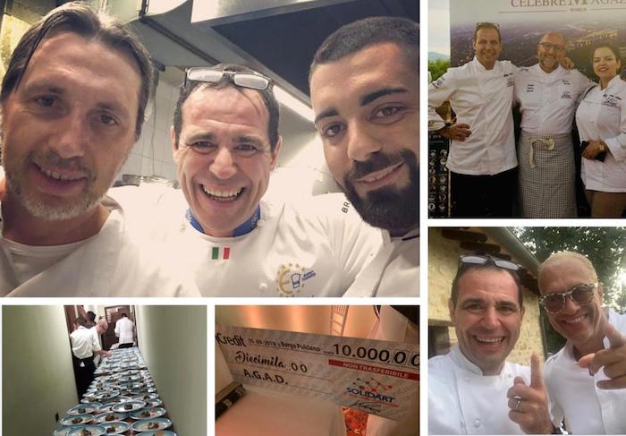 Chef Vicini (La Meridiana) in Umbria con sapori tutti ossolani 