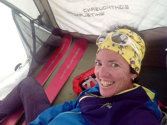 Cristina Piolini è giunta al Campo 4 del Manaslu