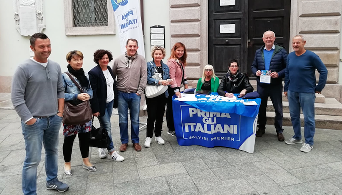 Soddisfatta la Lega del Vco per la raccolta firme "contro il governo delle poltrone"