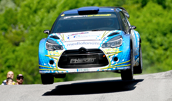 Di Miele il primo acuto al Rally del Rubinetto. E' primo al Mottarone