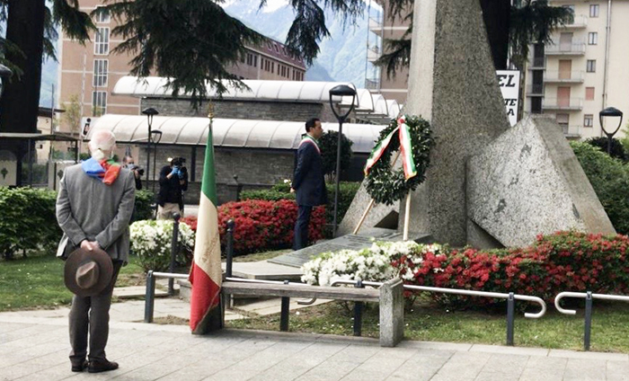  Il 25 aprile a Domodossola, Pizzi: "Resistendo avremo tutti presto un'altra festa della liberazione"