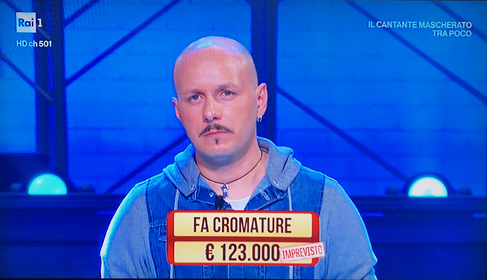 Rischia di vincere 123 mila euro su Rai Uno ai "Soliti ignoti" grazie ad un domese