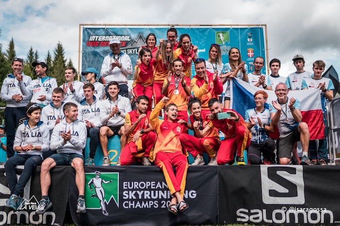La Veia Sky Race, il team festeggia con amici e simpatizzanti i successi del 2019