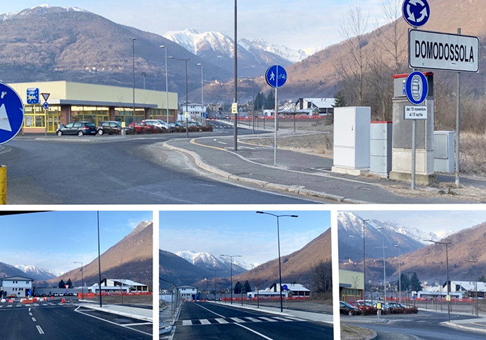 Aperta la nuova strada per le piscine comunali