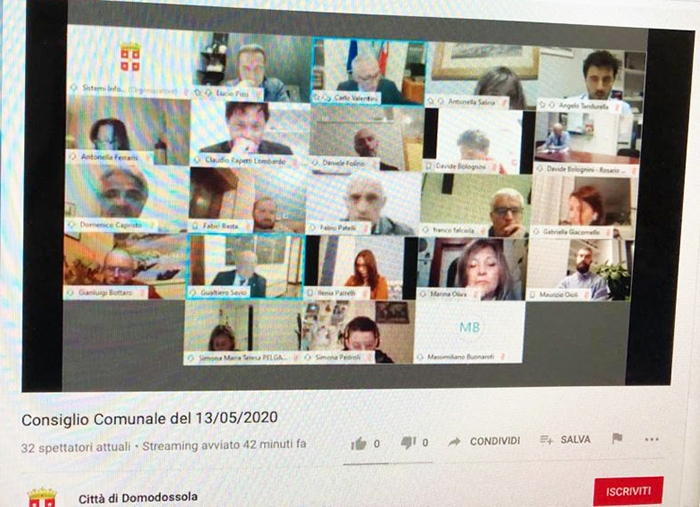 Domodossola: il consiglio comunale in streaming approva il bilancio di 36 milioni di euro