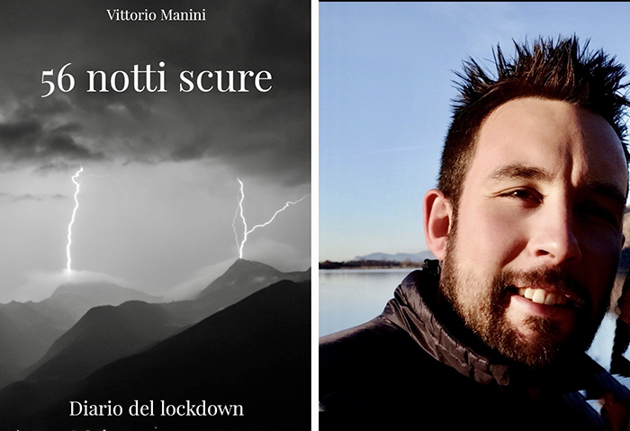 "56 notti scure: Diario del lockdown", il libro dell'ossolano Vittorio Manini sulla fase 1 del Coronavirus