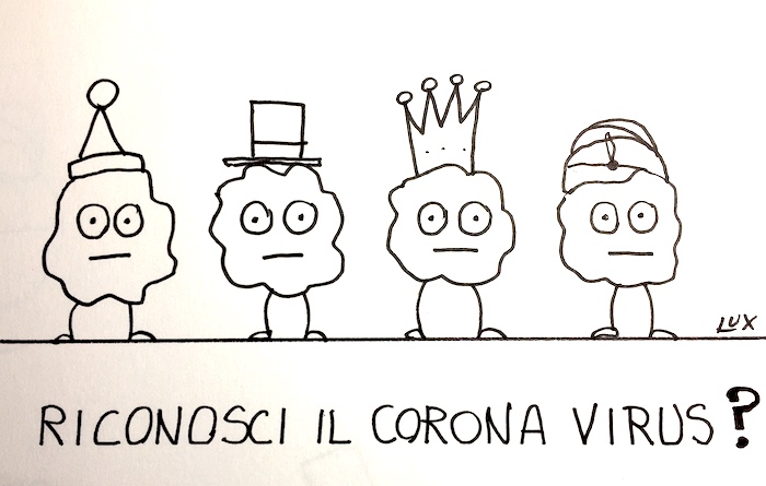 La vignetta di Carlo Lux: come riconoscere il coronavirus