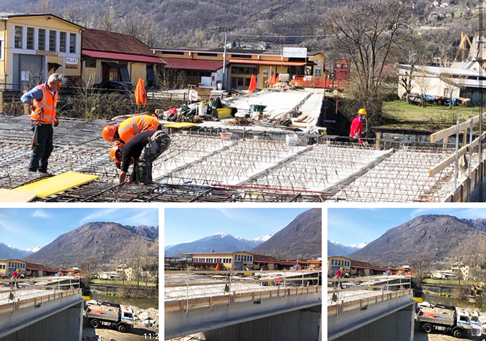 Procedono bene i lavori: aperto per la fine di aprile il ponte che collega Crevoladossola con Montecrestese