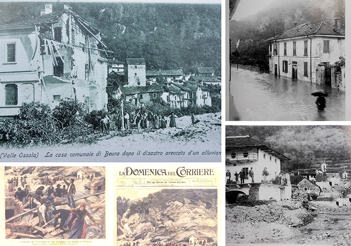 L'alluvione in Ossola alla fine d'agosto del 1900: morti, feriti e disastri. Foto