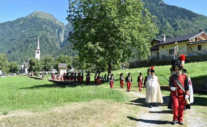 Tradizionale festa della Madonna della Neve a Bannio con la Milizia Tradizionale. Fotogallery
