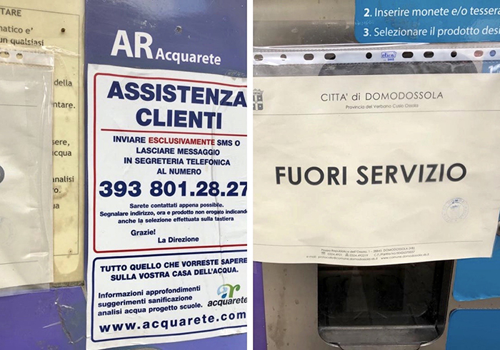 La casa dell’acqua di via Trieste è fuori servizio