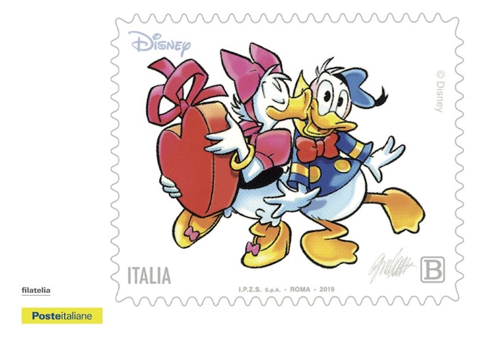 Paperi e topi Disney per il San Valentino firmato Poste Italiane 