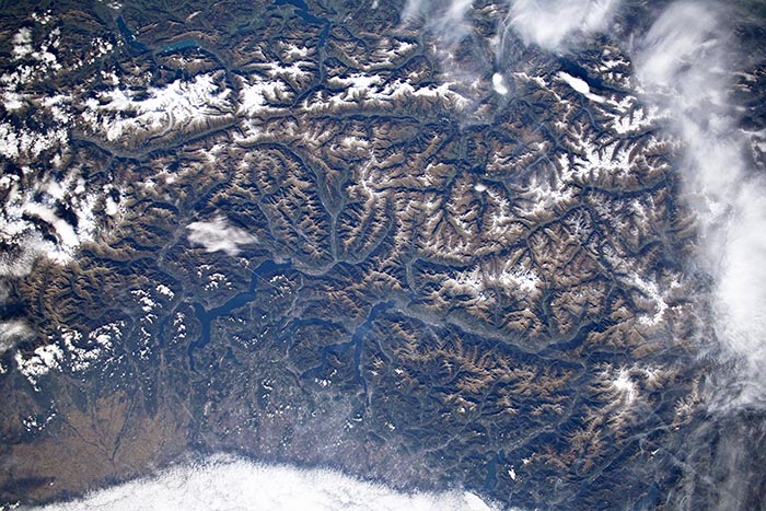 alpi spazio