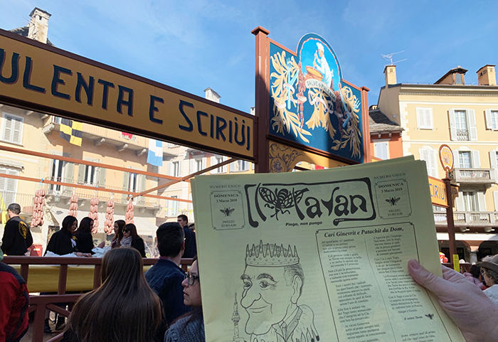 Tavan, polenta e salamini: a Domodossola è Carnevale!