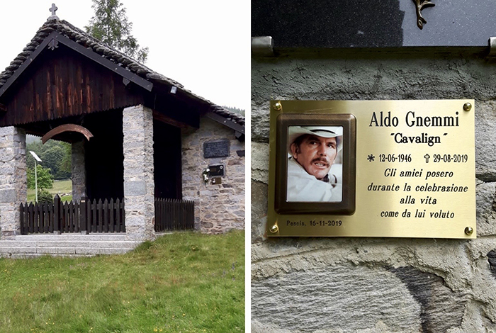 Ad un anno dalla scomparsa una targa in ricordo di "Cavalign" Aldo Gnemmi