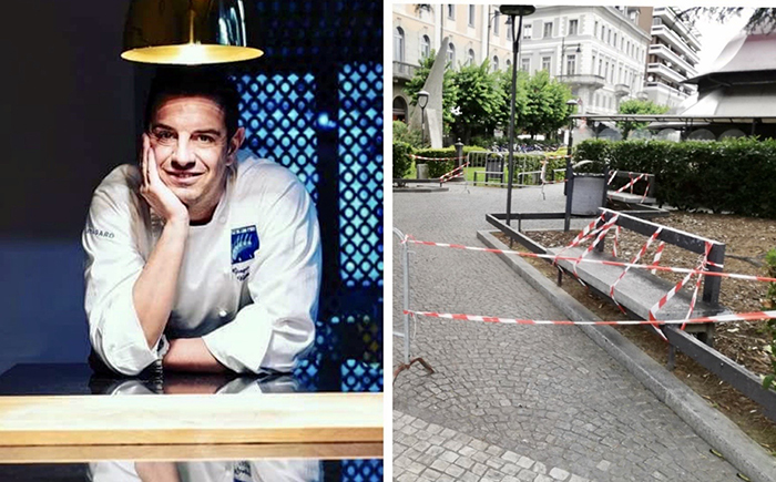  Il plauso dello chef stellato Bartolucci al comune per la chiusura del parchetto davanti alla stazione