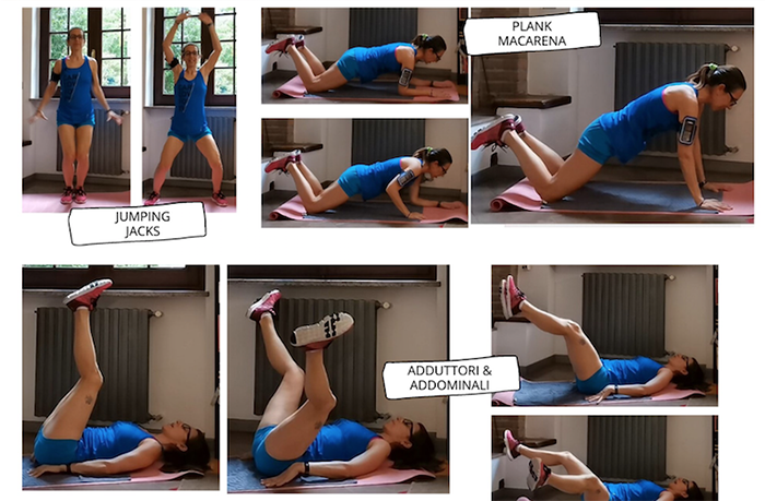  Videallenamento con Marta Fovana e la scansione temporale del Tabata