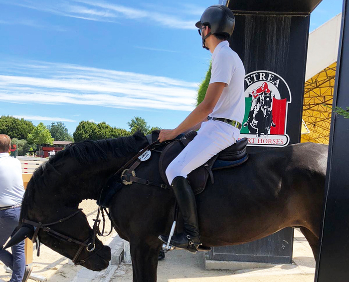 Equitazione, subito bene l'ossolano Edoardo Piovani, ora uno stage federale