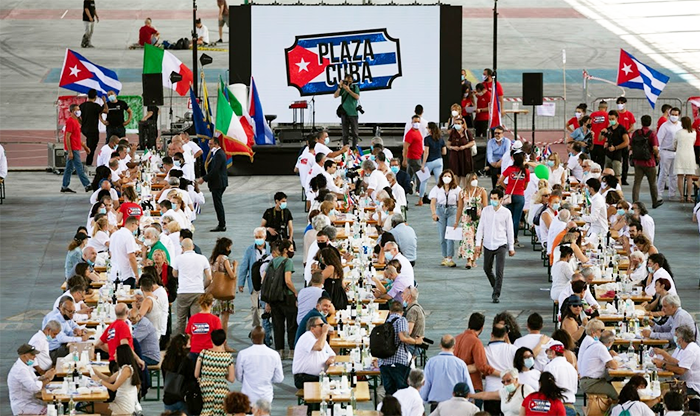 “Plaza Cuba” pranzo di ringraziamento al personale sanitario italiano e cubano