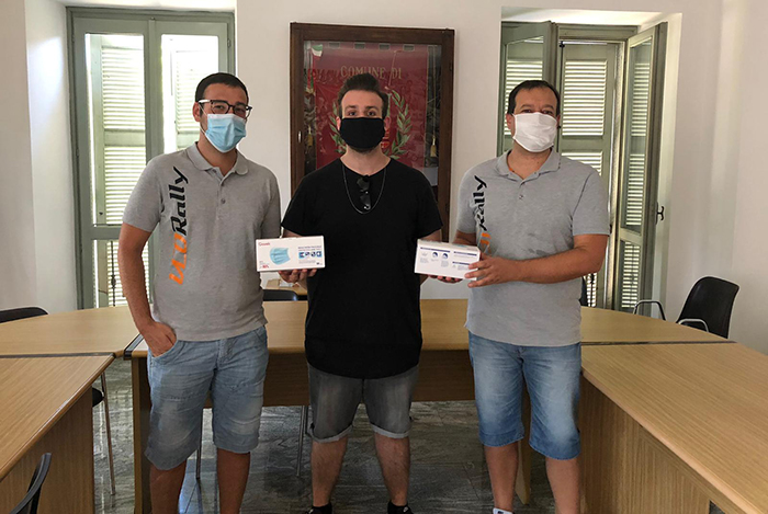 VcoRally dona 200 mascherine ai comuni di Pieve Vergonte e Piedimulera 