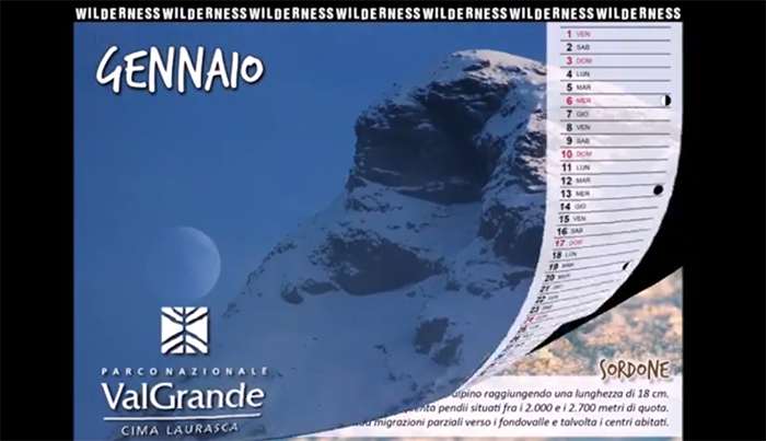 In edicola il calendario del Parco  Val Grande 2021
