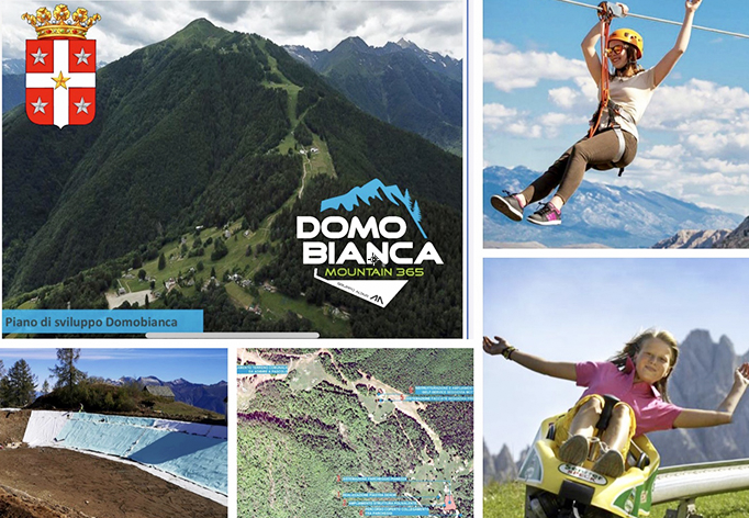 Una zip-line dal Moncucco e il "funbob": ecco il progetto da 4,5 milioni di euro per lanciare “Domobianca –mountain 365”. Foto