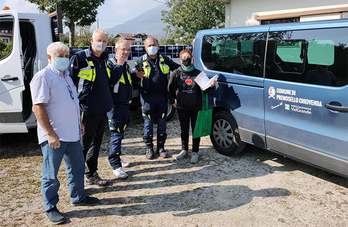 A Premosello in dono 40 deumidificatori dall'associazione "La terra trema il cuore no" di Belluno