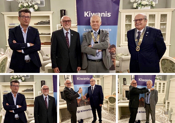”Passaggio della campana” e “Passaggio del collare” al Club Kiwanis di Domodossola